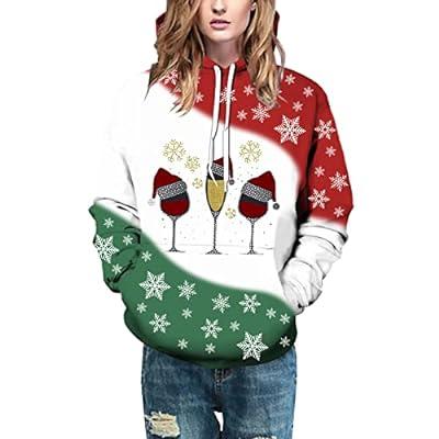 Best Deal for Women'S And Men'S Long Sleeved Printed Sweatshirts