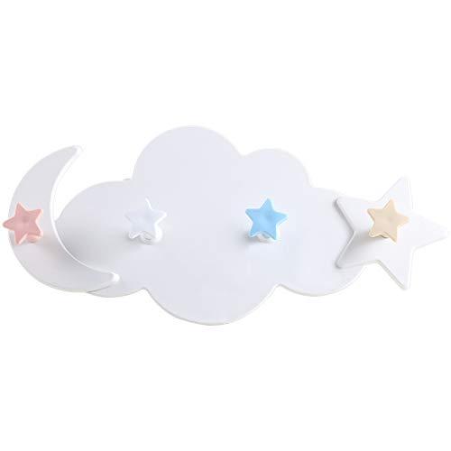 Algopix Similar Product 11 - Colorido Creative Cloud Moon Star Shape