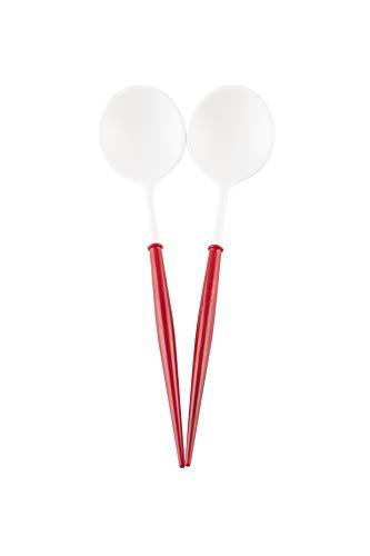 Algopix Similar Product 3 - Sophistiplate Serving Spoons White Top