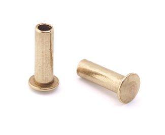 Algopix Similar Product 5 - 3/32" Dia. 9/32" Long Brass Rivet