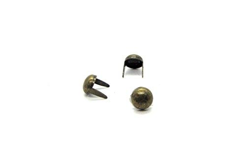 Algopix Similar Product 10 - Small Antique Brass Dome Metal Studs 