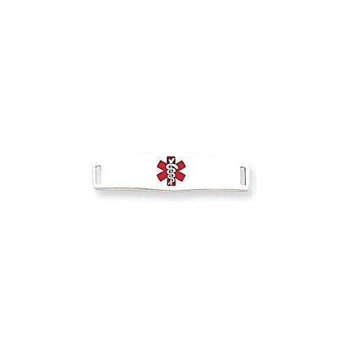 Algopix Similar Product 12 - Goldia Sterling Silver Medical ID Plate