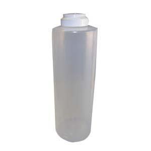 Algopix Similar Product 1 - Tablecraft 24 Oz Hinged Clear Squeeze
