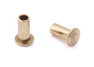 Algopix Similar Product 4 - 3/32" Dia. 3/16 Long Brass Rivet