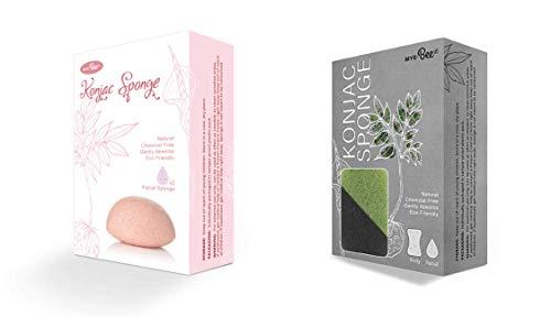 Algopix Similar Product 2 - mYeBEE Konjac Sponge Organic and
