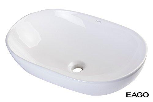 Algopix Similar Product 9 - EAGO BA352 23 Oval Ceramic Bathroom