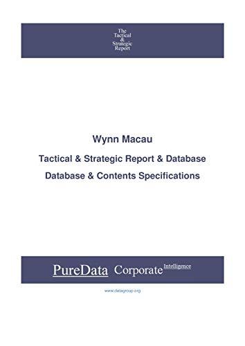 Algopix Similar Product 15 - Wynn Macau Tactical  Strategic