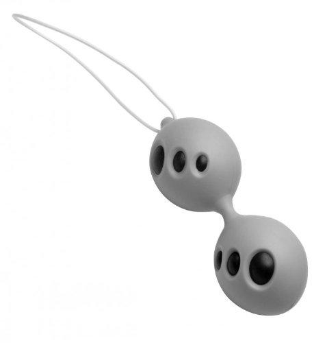 Algopix Similar Product 14 - Grey Silicone Kegel Ben Wa Balls with