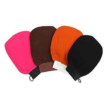 Algopix Similar Product 15 - 4 Pack Exfoliating Hammam Gloves Mitten