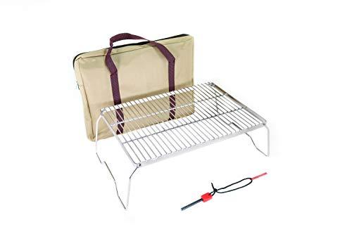 Algopix Similar Product 11 - Thanson Foldable Campfire Grill Made of