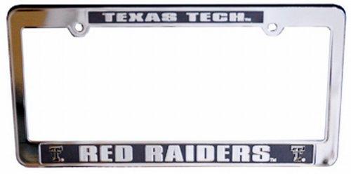 Algopix Similar Product 19 - NCAA Texas Tech Red Raiders Car Tag