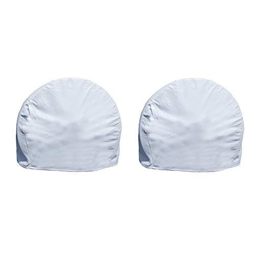 Algopix Similar Product 16 - Dumble White RV Tire Covers Set of 2