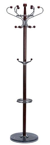 Algopix Similar Product 4 - Cortesi Home Optima Coat Rack Dark Red
