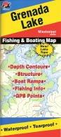 Algopix Similar Product 2 - Grenada Lake Fishing Map Mississippi