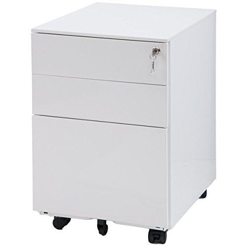 Algopix Similar Product 17 - ModernLuxe Mobile Metal File Cabinet
