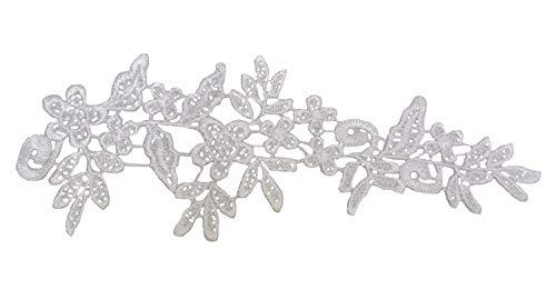 Algopix Similar Product 3 - 10 Pieces X White Bridal Floral lace