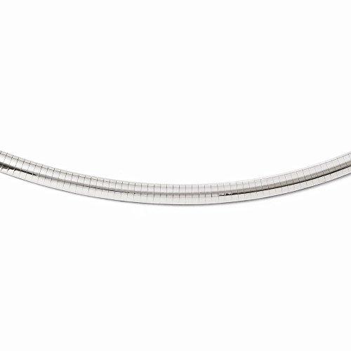 Algopix Similar Product 15 - Leslies 14K White Gold 6mm Domed Omega