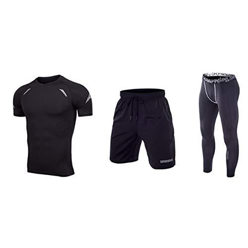 Algopix Similar Product 5 - QJKai Mens 3pcs Fitness Clothing