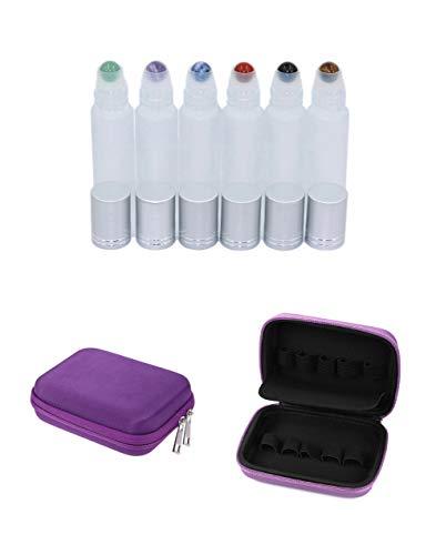 Algopix Similar Product 1 - 10PCS 10ml Frosted Gemstone Rollon