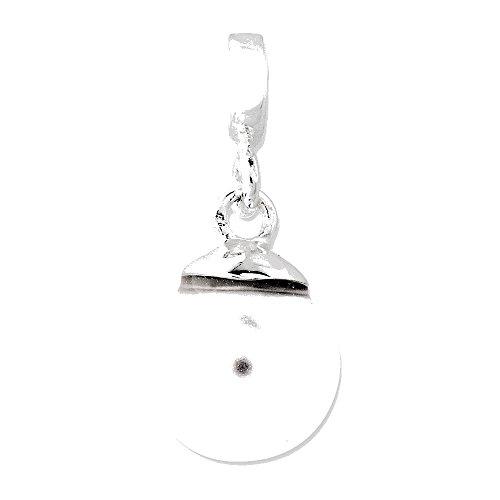 Algopix Similar Product 7 - Sterling Silver Simulated White Pearl