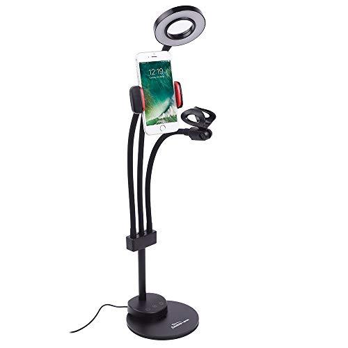 Algopix Similar Product 11 - Cell Phone Holder LED Desk Lamp Touch