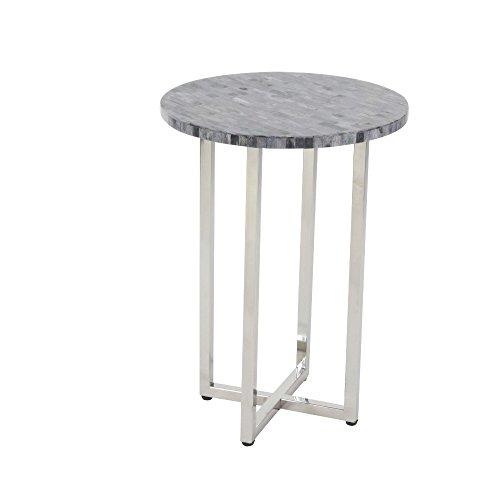 Algopix Similar Product 6 - Benzara Radiant Stainless Steel Round