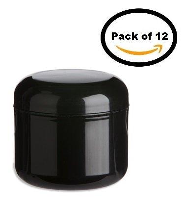 Algopix Similar Product 20 - Nakpunar 12 Pcs 4 Oz Black Double Wall