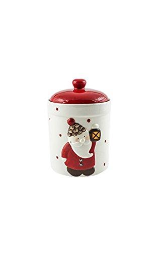 Algopix Similar Product 5 - Thompson Ferrier Holiday Jar Red Santa