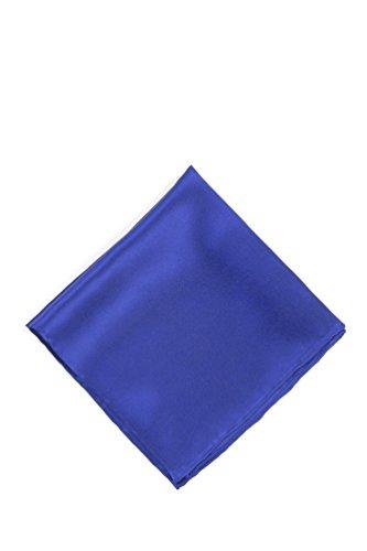 Algopix Similar Product 1 - Blue Silk Pocket Square  Royal Blue
