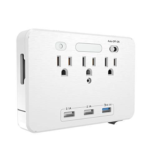 Algopix Similar Product 13 - 3 AC Outlet Socket Wall Mount Surge
