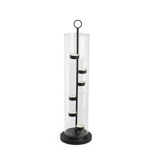 Algopix Similar Product 9 - 2 Pc Tea Light Tower Hurricane Candle