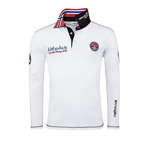 Algopix Similar Product 11 - Nebulus Polo Shirt BENTY men white