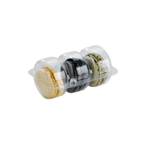 Algopix Similar Product 13 - Clear Plastic Macaron Box Insert Case