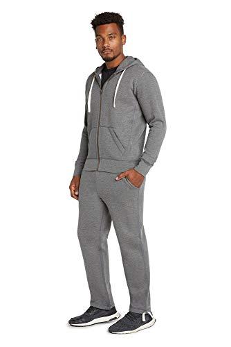 Algopix Similar Product 14 - 9 Crowns Mens MidWeight Fleece Modern
