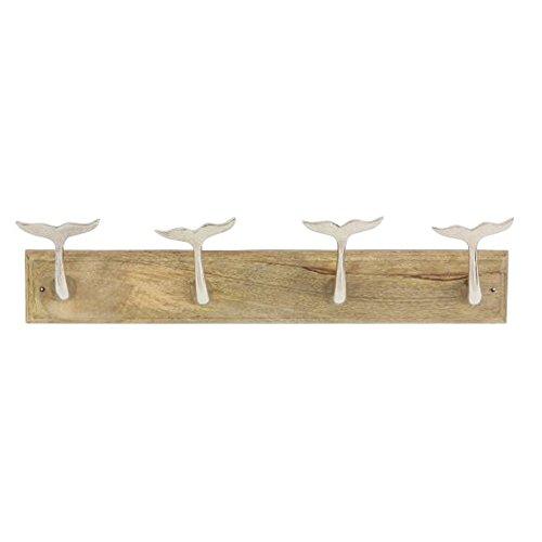 Algopix Similar Product 15 - Benzara Cast Iron and Wood Whales Tail