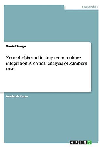 Algopix Similar Product 3 - Xenophobia and its impact on culture
