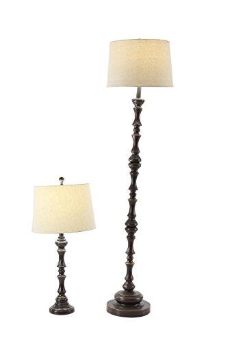 Algopix Similar Product 9 - Benzara Trendy Polystone Lamps, Set of 3