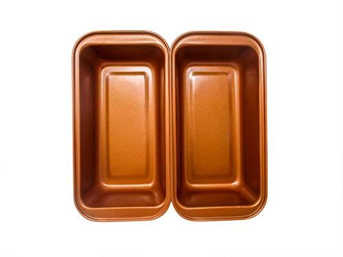 Algopix Similar Product 19 - Copper Colored Cookware Loaf Bread Pan