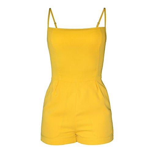 Algopix Similar Product 10 - closet convention Short Yellow Jumpsuit