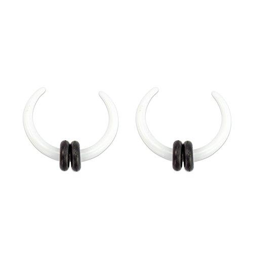 Algopix Similar Product 11 - Pierce2GO White Acrylic Ear Pinchers