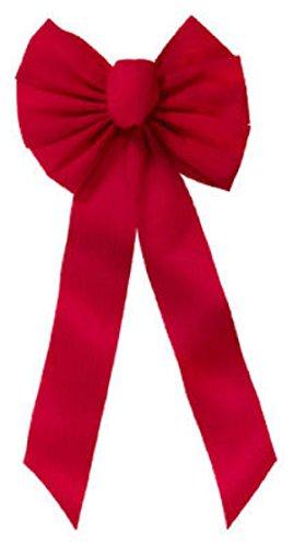 Algopix Similar Product 5 - 7LP RED EmbosVelvet Bow