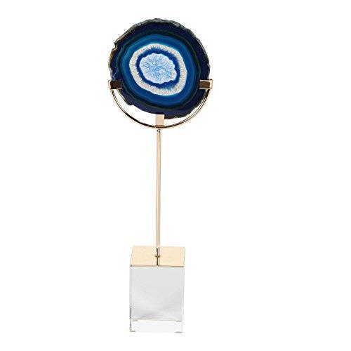 Algopix Similar Product 17 - Benzara Enthralling Metal Agate Glass