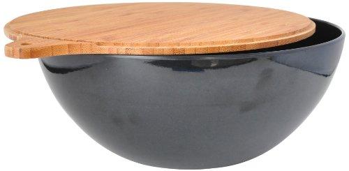 Algopix Similar Product 6 - Eco Bamboo Salad Bowl with Bamboo Wood
