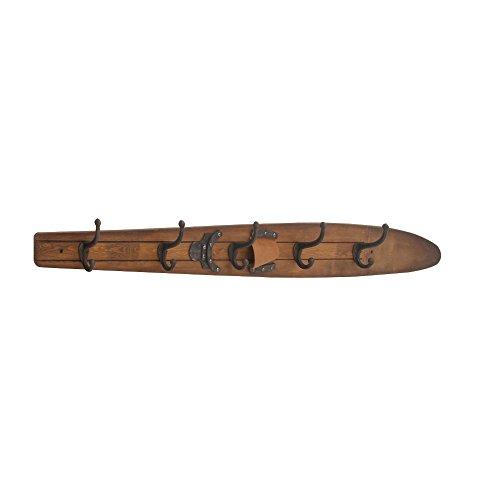 Algopix Similar Product 6 - Benzara Wood and Metal Ski Hooks