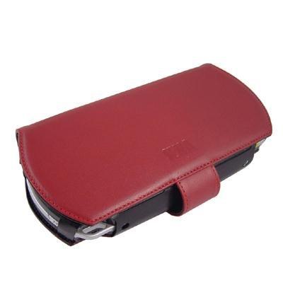 Algopix Similar Product 20 - Black/red Leather PSP Case