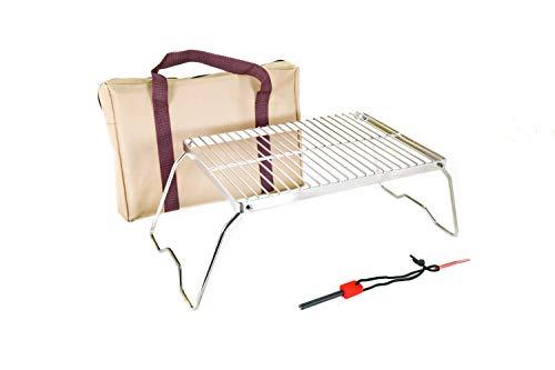 Algopix Similar Product 8 - Thanson Foldable Campfire Grill Made of