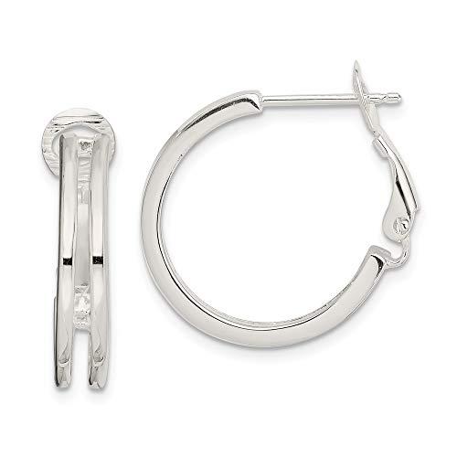 Algopix Similar Product 19 - Sterling Silver Polished Earrings