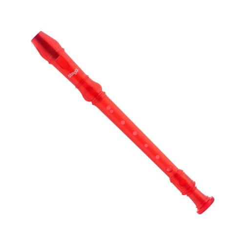Algopix Similar Product 20 - Stagg Descant Recorder - Trans Red