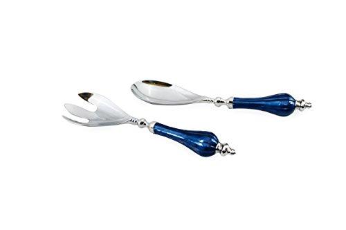 Algopix Similar Product 11 - Peony Salad Serving Set Sapphire