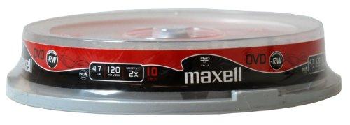 Algopix Similar Product 4 - MAXELL DVD-RW 4.7GB/120 MIN SPIND 2X P10